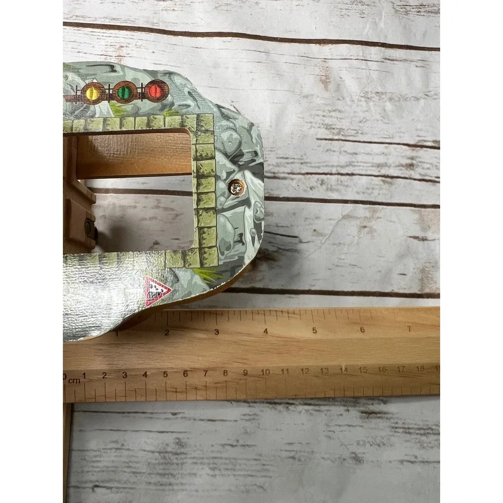 Learning Curve Railway Tunnel Tan Mountain Graphic T-Junction Track OS
